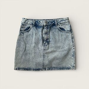 Topshop Denim Mini Skirt Light Wash Women’s US 8 UK 12
